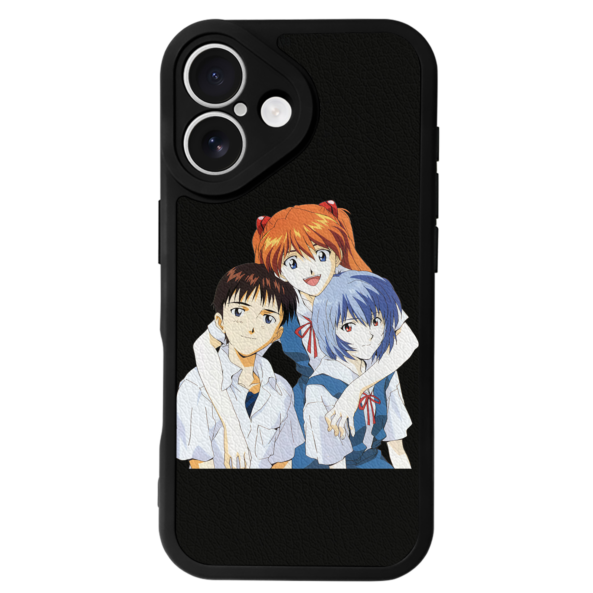 （画像用） EVA 新世紀エヴァンゲリオン 【iPhone 16シリーズ対応】シリコンスマホケース（レザー調） 材質：シリコン